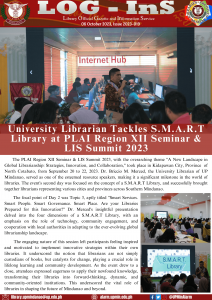 University Librarian Tackles S.M.A.R.T Library at PLAI Region XII Seminar & LIS Summit 2023